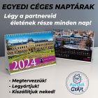 Egyedi céges asztalinaptár A5 méretben