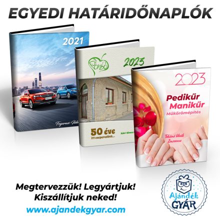 Határidőnaptár heti beosztással