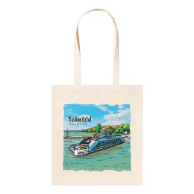 Vászontáska Szántód hajós színes