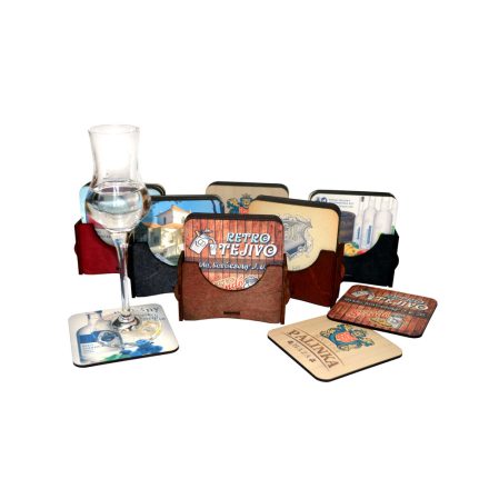 Fényképes poháralátét tartóval