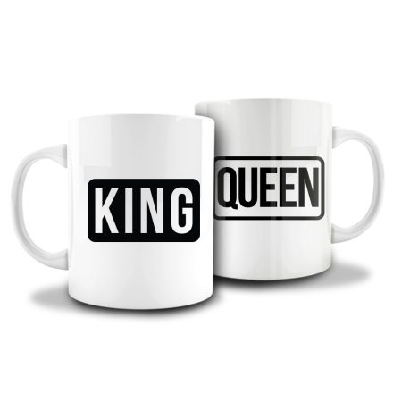 Páros bögre - King & Queen III.