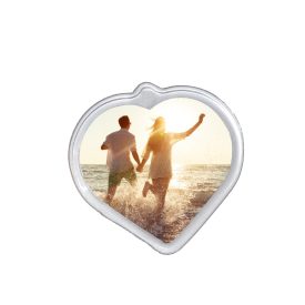 Szív alakú plexi hűtőmágnes