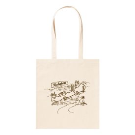 Vászontáska Balaton térképes szépia