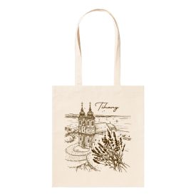 Vászontáska Tihany szépia