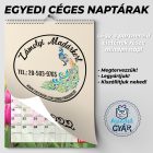 Egyedi céges falinaptár A3 méretben