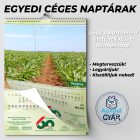 Egyedi céges falinaptár A4 méretben