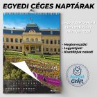 Egyedi céges falinaptár A4 méretben