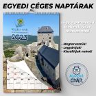 Egyedi céges falinaptár A4 méretben