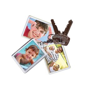 Fényképes plexi kulcstartó