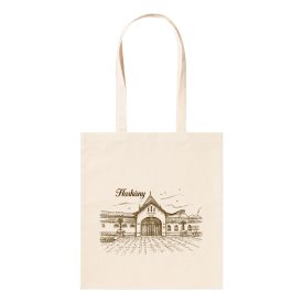 Vászontáska Harkány fürdő szépia