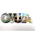 Kontúrvágott lapmágnes 52x52 mm