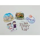 Kontúrvágott lapmágnes 75x90 mm