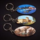 Fa kulcstartó formavágva