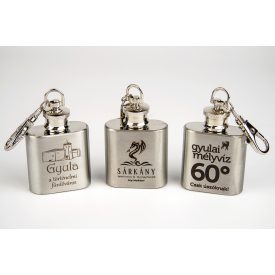 Fém flaska kulcstartó