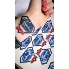 Lemosható egyedi tetoválás 48x46 mm